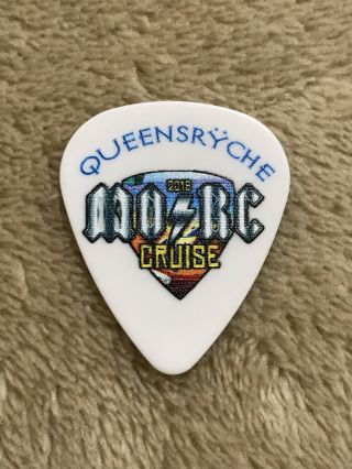 Queensryche “casey Grillo” 2019 Monsters Of Rock Cruise Guitar Pick - Rare