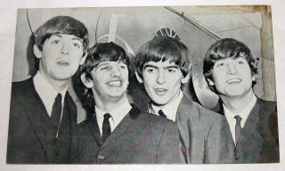 Arcade Vending Machine Card Photo Picture The Beatles John Paul George Ringo