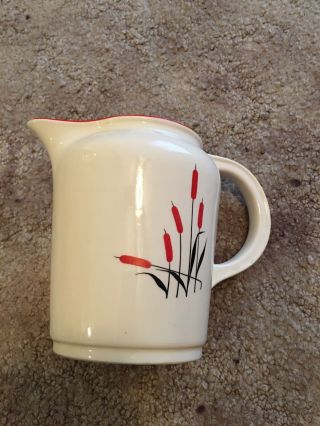 Vintage 1930/40s Cat Tail Pitcher Sears Roebuck & Co.  / Milk Beverage Pitcher