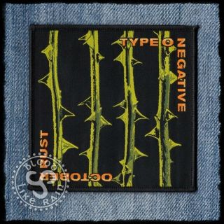 Type O Negative October Rust Woven Patch Aufnäher,  Bloody Kisses Limited