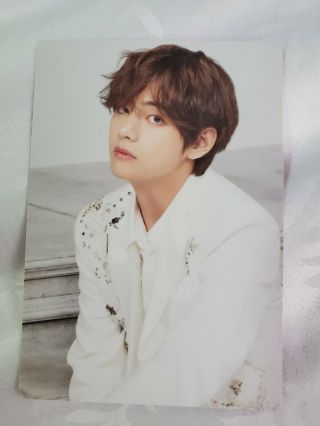 Bts V 1/8 World Tour Speak Yourself The Final Official Mini Photo Card