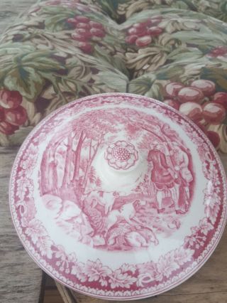 Lid Only.  Currier & Ives By Homer Laughlin.  Fits The Vegetable Bowl.  Lid Only.