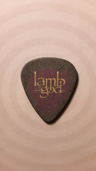Lamb Of God Mark Morton Sacrament Tour Guitar Pick