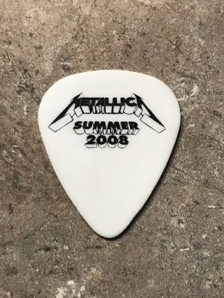 Metallica “james Hetfield” Summer 2008 Tour Guitar Pick
