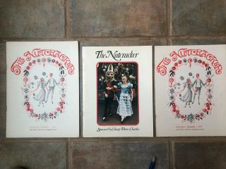 2 Nutcracker Programs From 1971 & 1978,  Plus A Story/program W/ Pics And Artists