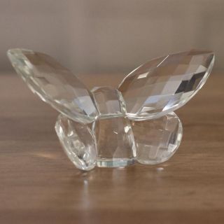 Crystal Butterfly Ornament 7.  5cms.  Crystal Gift - Small Size.