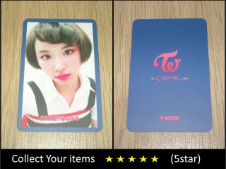 Twice 4th Mini Album Signal Blue Chaeyoung A Official Photo Card