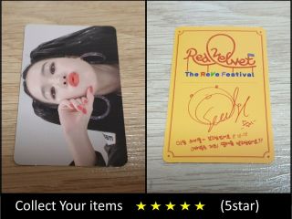 Red Velvet 6th Mini Album The Reve Festival Day 1 Seulgi C Official Photo Card