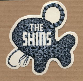 The Shins Wincing The Night Away Rare Promo Sticker 