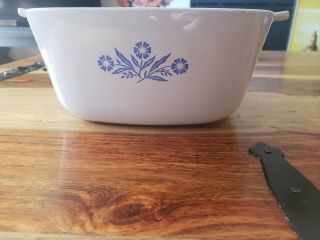 Vintage Corning Ware Blue Cornflower Casserole Baking Dish No Lid 2 1/2 Qt