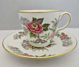 Wedgwood Cathay W4053 Fine Bone China Cup And Saucer