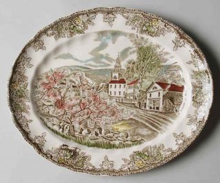 Johnson Brothers The Friendly Village 11 3/4 " Oval Serving Platter 5917716