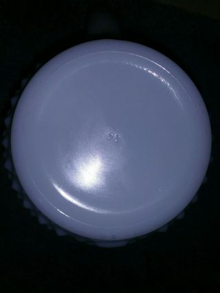 Vintage Milk Glass Water Pitcher Hobnail Opaque Lemonade 5