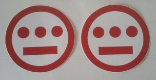 Hieroglyphics Authentic Red Logo Sticker (2 Pack) Del Casual Souls Of Mischief