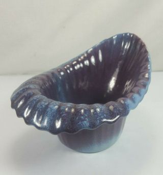 Mid Century Red Wing Pottery 670 Belle Kogan Designed Purple And Blue Planter