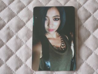(ver.  Luna) F (x) Fx 3th Album Red Light Photocard Kpop Sm