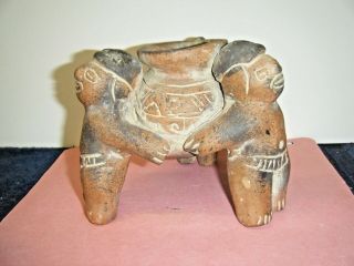 Vintage Aztec,  Mayan Central American Tribal Clay Figurine