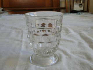 Fostoria American Pattern Clear 8oz Footed Tumbler