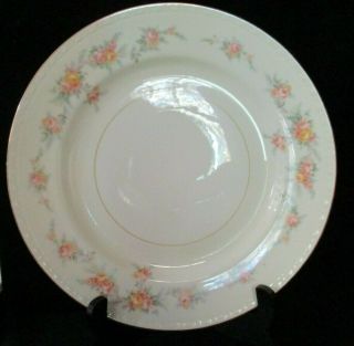 4 Countess Eggshell Georgian Homer Laughlin Dinner Plates 1940s