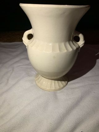 Vintage Art Deco USA Pottery Vase 10” tall 2