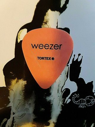 Weezer Japan World Cup 2002 Orange Guitar Pick