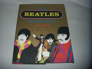 Book: The Beatles Illustrated Lyrics Fab Four Music Hardback Alan Aldridge