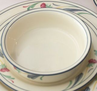 Lenox Poppies On Blue (for The Blue) 6 1/4 Cereal Soup Bowl (s) Discontinued