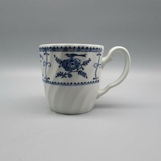 Set Of Four - Johnson Bros Indies - Blue Coffee Mugs