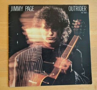 Jimmy Page Outrider Tour Program (1988,  Concert Tour Program)