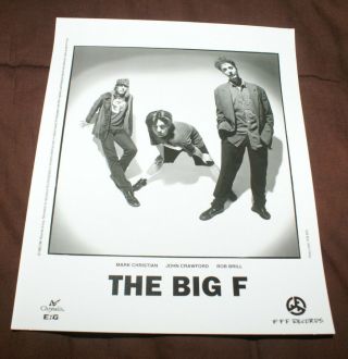 The Big F Official 1993 Promo Picture 8 X 10 Inches Very Rare Htf Oop