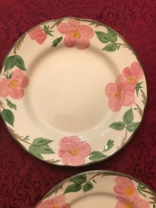 Franciscan Desert Rose Dinner Plates - Set of 4 - 10 1/2 - Made in England 5