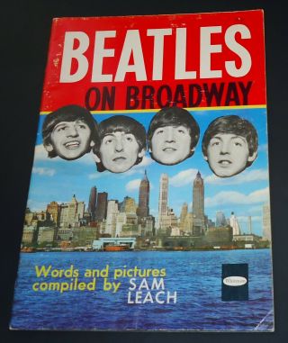1964 The Beatles On Broadway Whitman No.  2967 Ed Sullivan Show,  Beatlemania