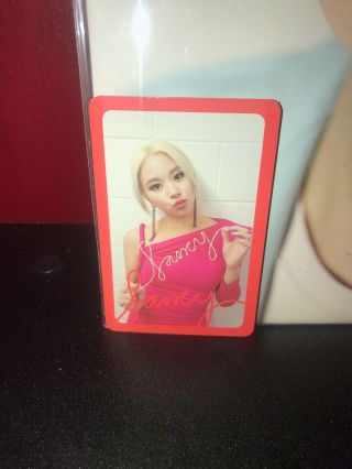 [twice] Chaeyoung Official Fancy You Photocard U.  S.  Only