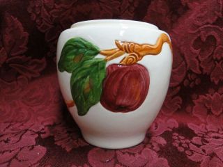 Franciscan Apple (usa) : Jelly / Jam Container (s) No Lid,  3 3/8 " Tall