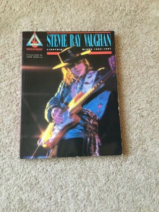 Stevie Ray Vaughn Lightnin’ Blues 1983 - 1987 Songbook Guitar Sheet Music