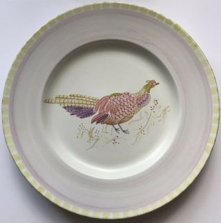 Kimberly Bulcken Pheasant Large Ceramic Serving Platter Plate Made In Portugal