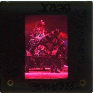 Kiss 35mm Color Slide Live 1975/76