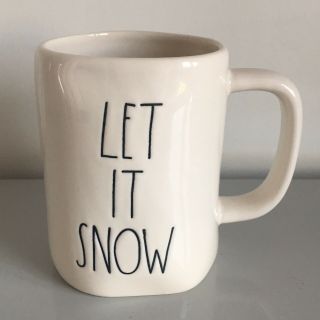 Rae Dunn Let It Snow Large Letter Ll Christmas 2018 Mug