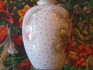 Antique Hand Painted Nippon Moriage Floral 6 
