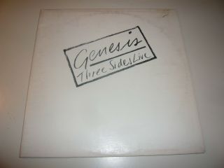 Genesis Three Sides Live Double Vinyl Record 2 Lp Album Abacab Turn It Paperlate