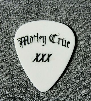 Motley Crue // Nikki Sixx 2011 Xxx 30 Year Anniversary Tour Guitar Pick Htf