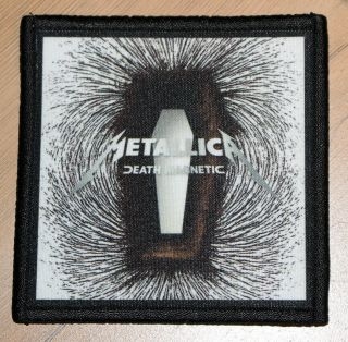 Metallica " Death Magnetic " Silk Screen Patch
