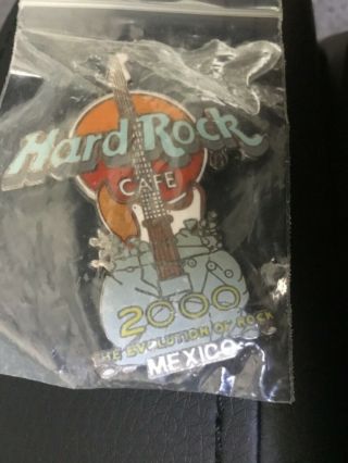 Hard Rock Cafe Pin Mexico The Evolution Of Rock 2000