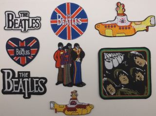 The Beatles Embroidered Patch Patches Many Versions Quality Iron On Sew Collect