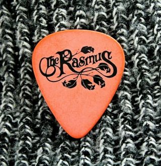 The Rasmus // Pauli Rantasalmi Concert Tour Guitar Pick // Orange/black