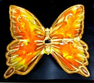Vintage California Pottery Butterfly Dish Ashtray