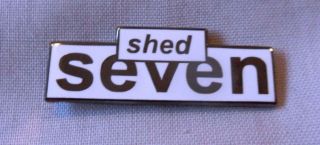 Shed Seven Enamel Pin Badge.  Stone Roses,  Oasis,  Indie,  Mod,