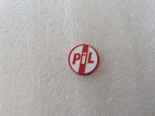 Pil Pin Badge Punk Rock Public Image Ltd Lydon Sex Pistols Death Disco Metal Box