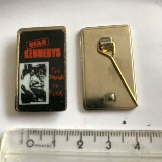Dead Kennedys " Too Drunk To Fu K " Pin Brooch From 1990s £0.  99 Post Worldwide