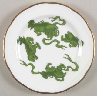 Wedgwood Chinese Tigers Green Bread & Butter Plate 781914